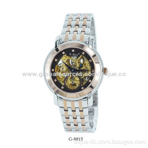 Luxury Wristwatch for Men, RoHS and CE Marks, Different Colors Available